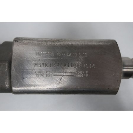 Anderson Greenwood Gauge Manual Stainless 12In Npt Other Valve M5YKHIS44P110247014